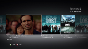 Bing results show all available TV episodes, regardless of which service offers them