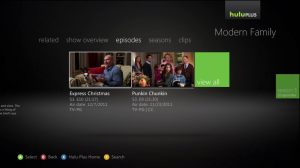 Browse episodes by graphical tiles
